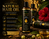 Natural Herbal Hair Oil – 25+ Herbs Advanced Hair Growth Formula